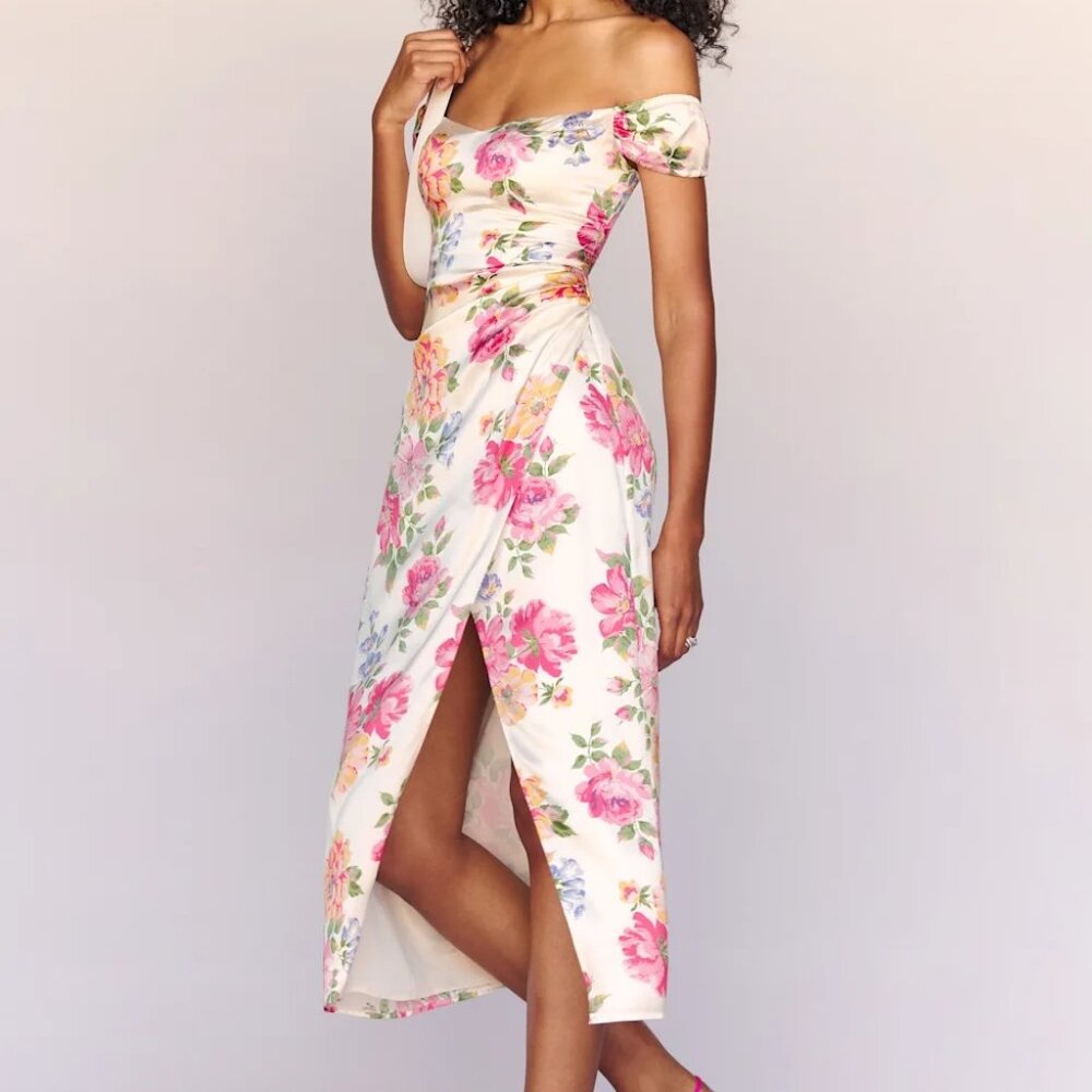 Reformation Genesis Silk Dress